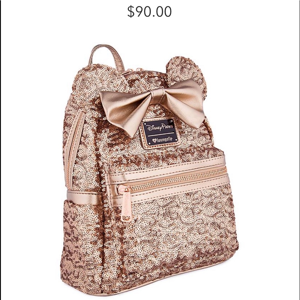 Disney parks Rose gold backpack
